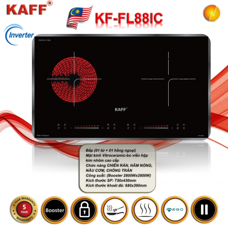 Bếp điện từ KAFF KF-FL88IC New Series 2024