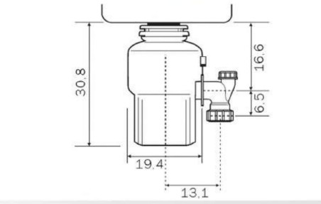 MÁY HỦY RÁC KAFF KF-BWD05 - 1